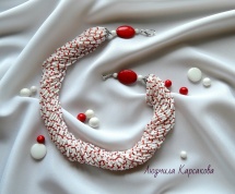 Beaded necklace "Michelle"