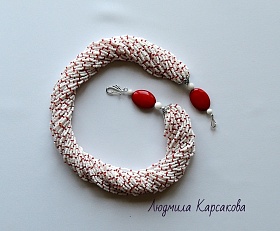 Beaded necklace "Michelle"